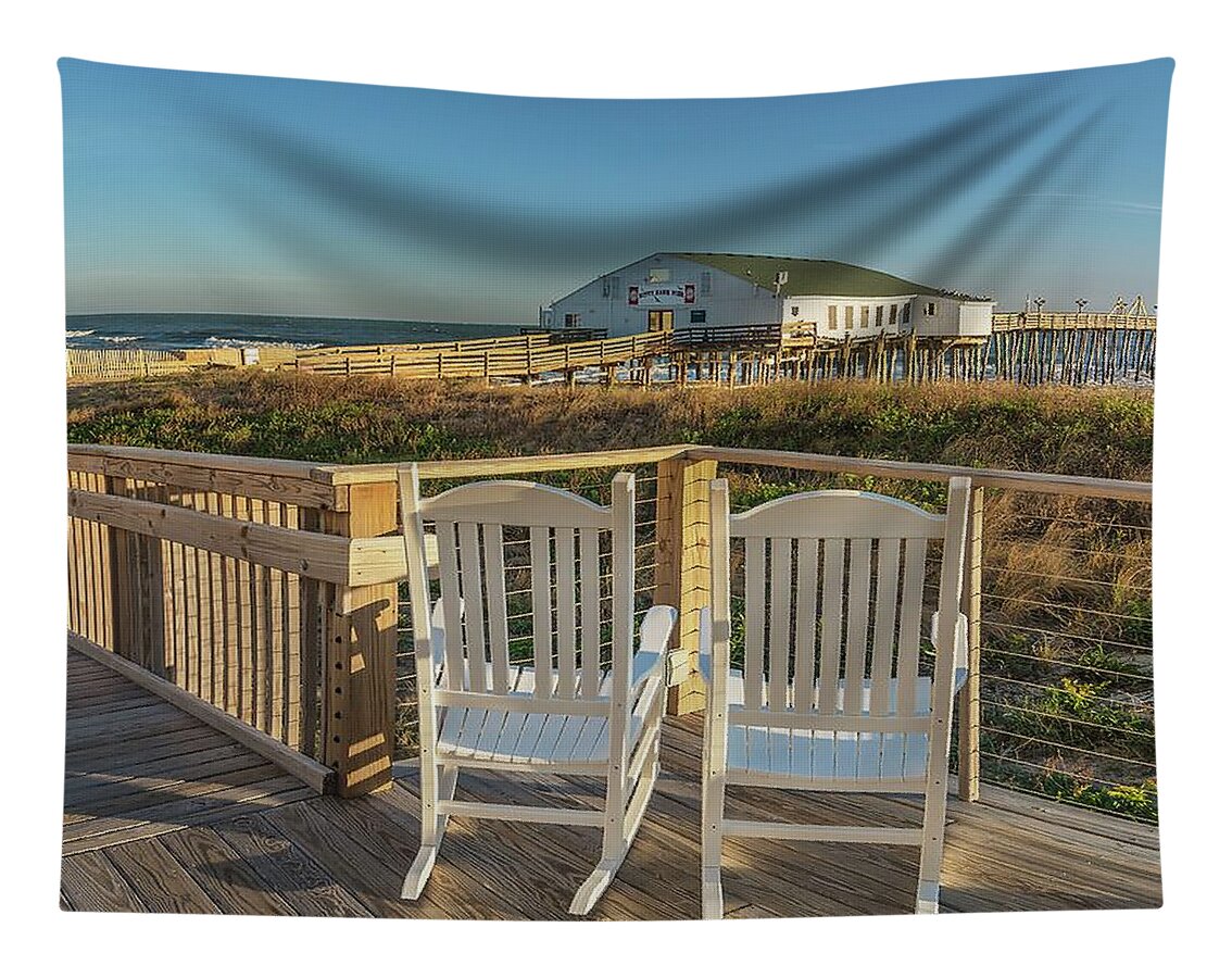 Kitty Hawk Pier, Outer Banks, Nc Tapestry