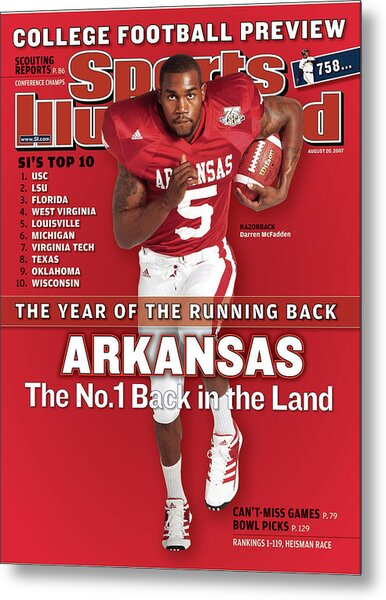 Darren McFadden on Sports Illustrated Cover Metal Print