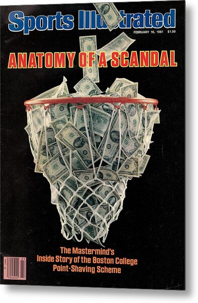 Boston College Point-shaving Scheme Sports Illustrated Cover Metal Print
