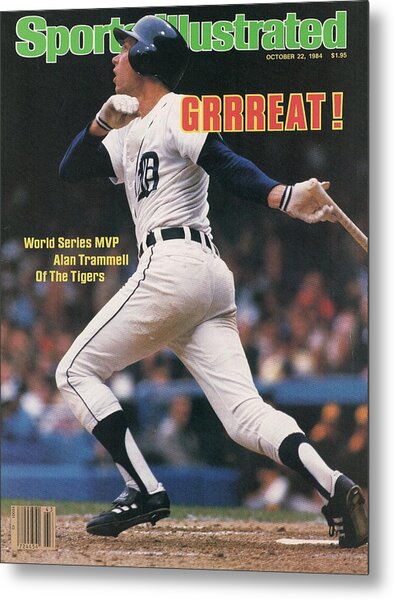 Alan Trammell World Series MVP Metal Print