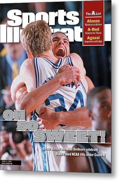 Duke Championship Celebration Metal Print