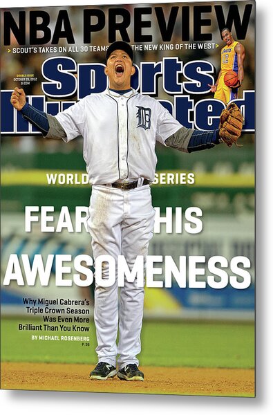 Celebration of Miguel Cabrera Metal Print