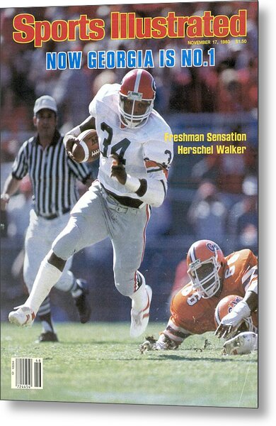 Georgia Football's No. 1 Victory Metal Print