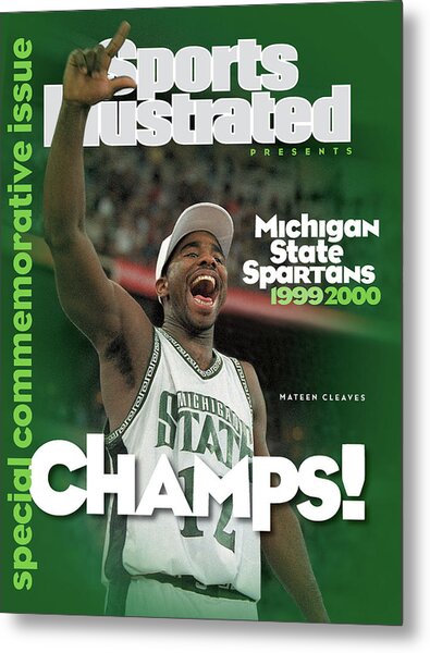 Mateen Cleaves Celebrates Victory Metal Print