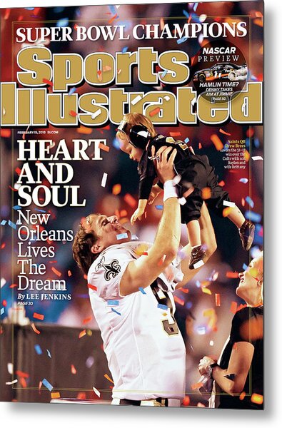 Super Bowl Celebration Cover Metal Print