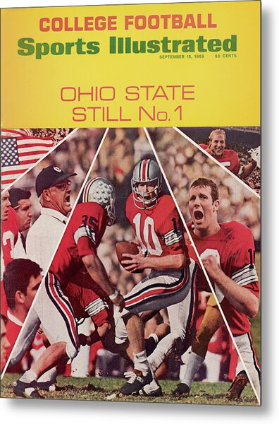 Ohio State Celebrates Football Success Metal Print