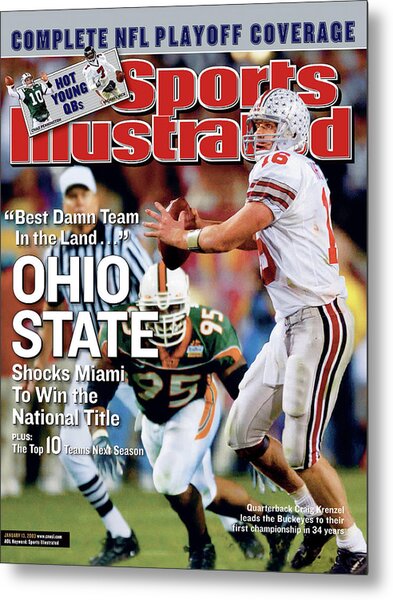 Ohio State Defeats Miami Metal Print