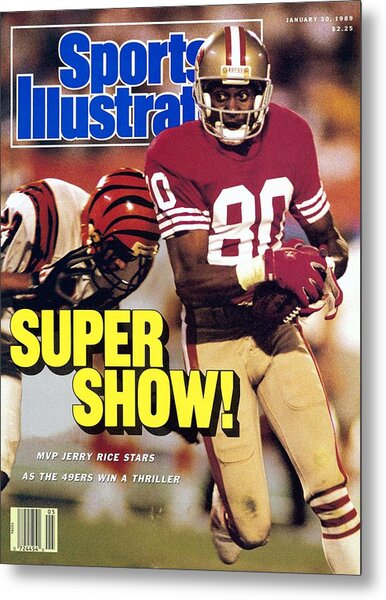Jerry Rice's Super Bowl Performance Metal Print