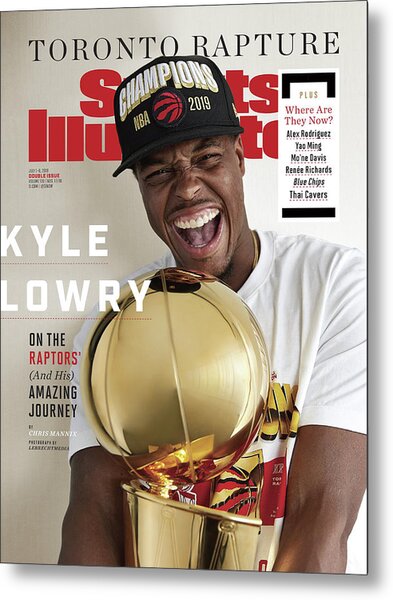 Kyle Lowry NBA Champion Celebration Metal Print