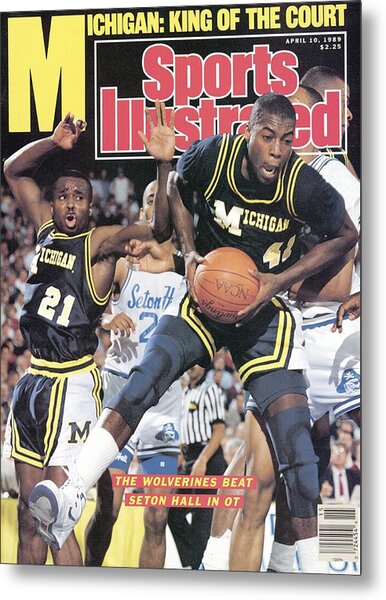 Michigan Wins 1989 Basketball Championship Metal Print