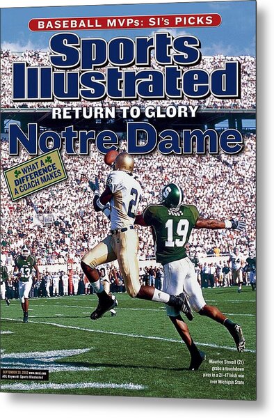 Notre Dame Football Triumph Metal Print