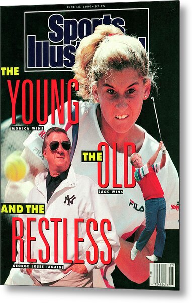 Monica Seles 1990 Sports Illustrated Cover Metal Print