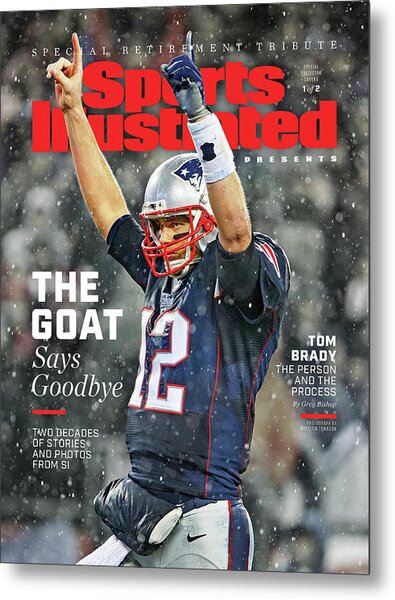 Tom Brady Sports Illustrated Cover Metal Print