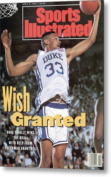 Grant Hill's Winning Leap Metal Print