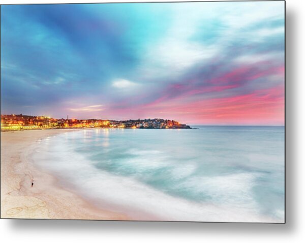 Bondi - Stick Man Metal Print