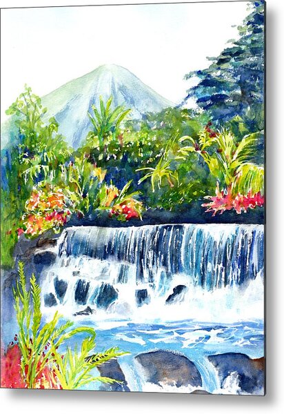 Arenal Volcano Costa Rica Metal Print