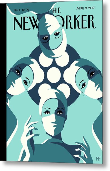 Surreal Medical Scene Metal Print