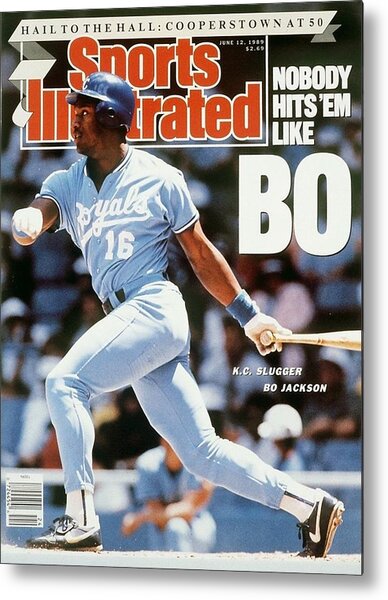 Bo Jackson Sports Illustrated Cover Metal Print