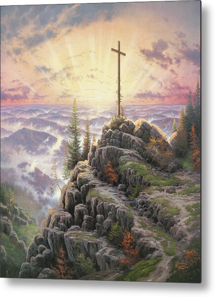 Thomas Kinkade Metal Prints and Metal Art