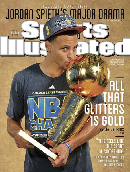 Stephen Curry NBA Champion Celebration Poster