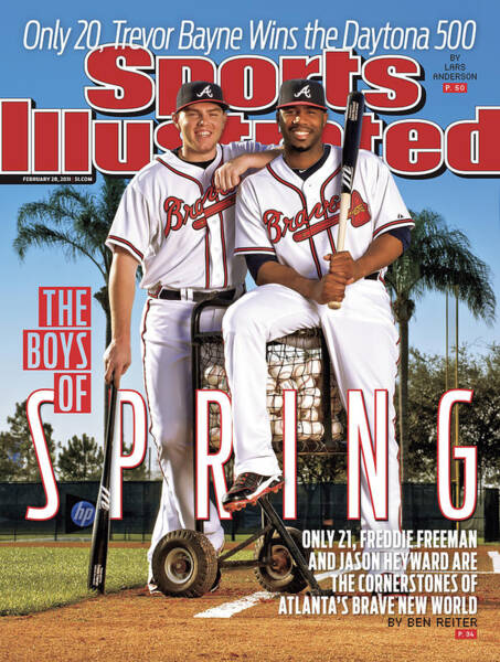 Freddie Freeman and Jason Heyward on Sports Cover Poster