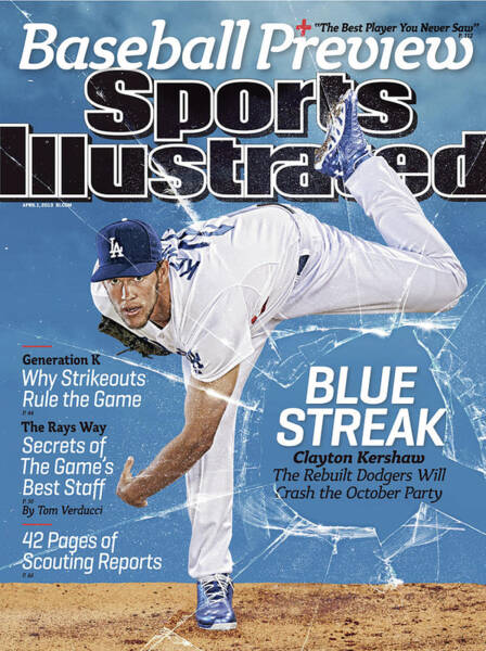 Clayton Kershaw Sports Illustrated Cover Poster