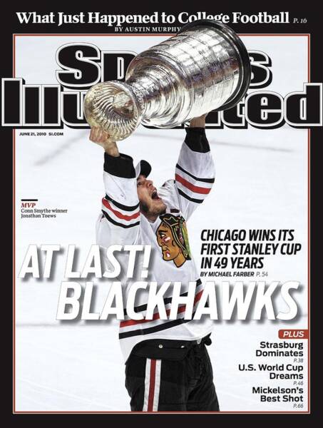 Blackhawks Triumph with Stanley Cup Poster