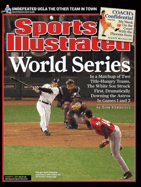 World Series Baseball Action Poster