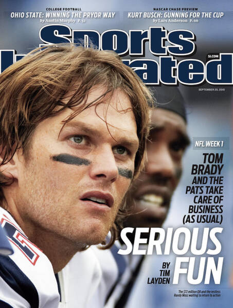 Tom Brady on Sports Illustrated Cover Poster