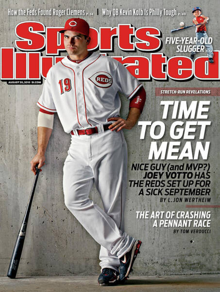 Sports Illustrated Cover Featuring Joey Votto Poster