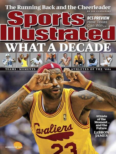 LeBron James on Sports Illustrated Cover Poster