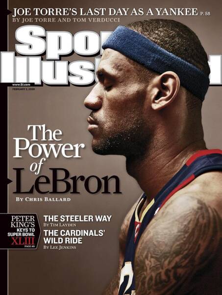 LeBron James on Sports Illustrated Cover Poster
