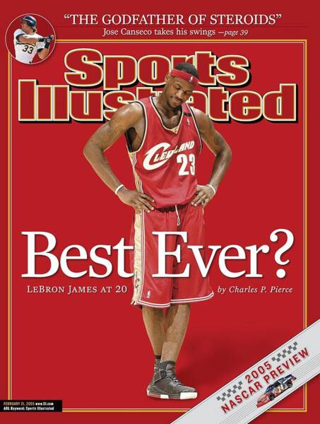 LeBron James Sports Illustrated Cover Poster