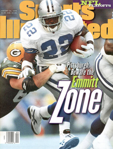 Emmitt Smith NFL Playoff Cover Poster
