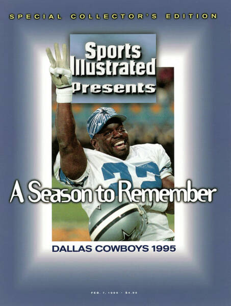 Emmitt Smith Super Bowl Celebration Poster