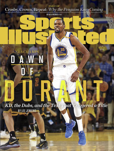 Kevin Durant Leads Warriors to Victory Poster