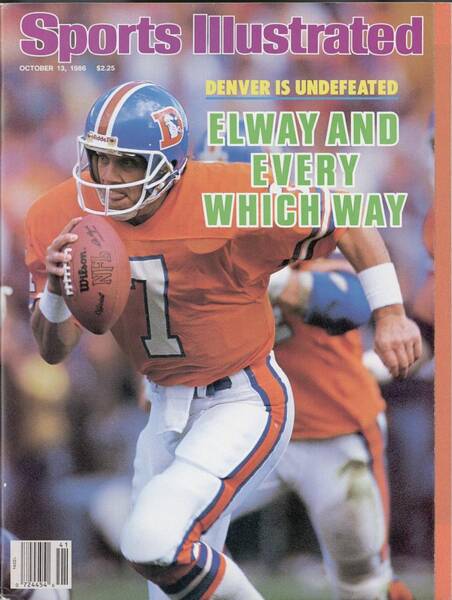 John Elway on Sports Illustrated Cover Poster