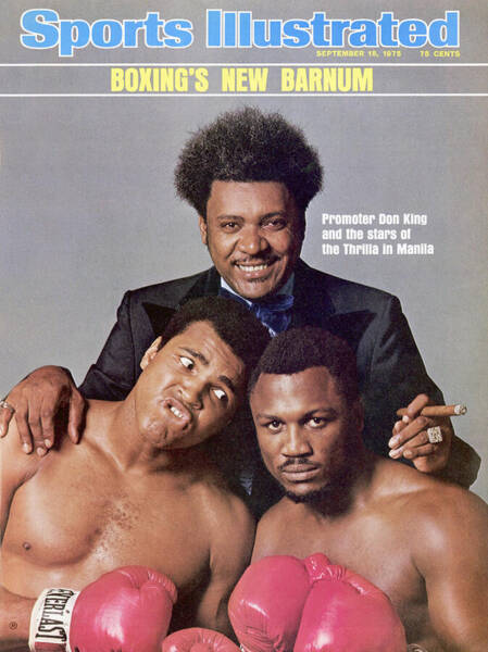 Muhammad Ali and Joe Frazier with Don King Poster