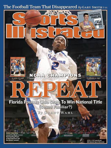 Corey Brewer NCAA Champions Poster