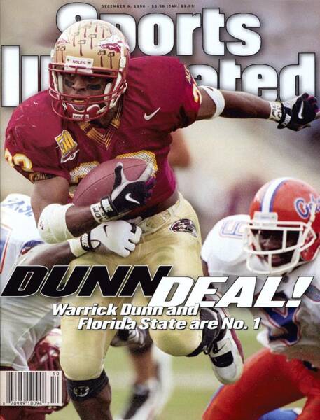Warrick Dunn in Iconic Sports Illustrated Cover Poster