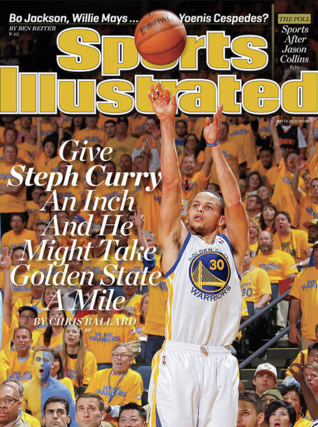 Steph Curry on Sports Illustrated Cover Poster