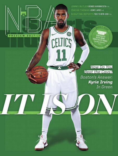 Kyrie Irving on Celtics Cover Poster