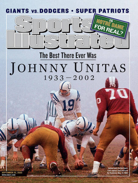 Sports Illustrated Johnny Unitas Tribute Poster
