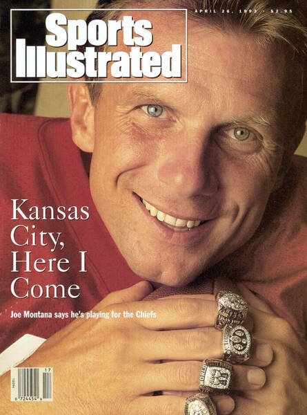 Joe Montana Sports Illustrated Cover Poster