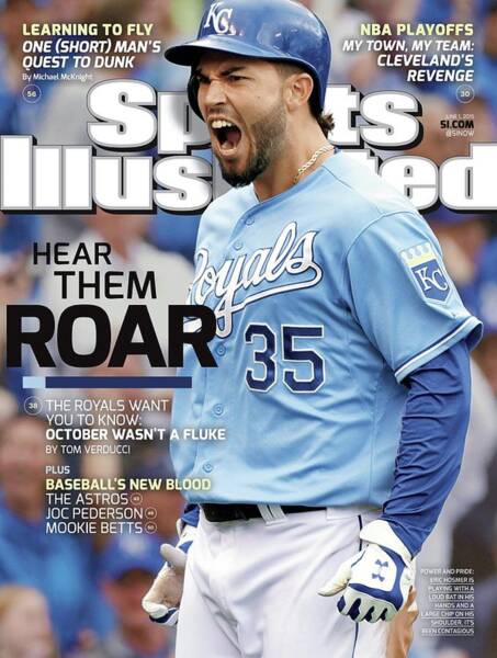 Kansas City Royals Hear Them Roar Sports Illustrated Cover Poster