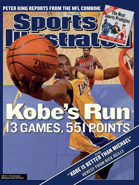 Kobe Bryant on Sports Illustrated Cover Poster