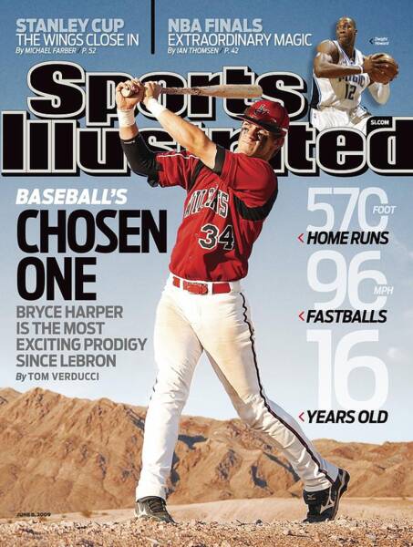 Bryce Harper Sports Illustrated Cover Poster