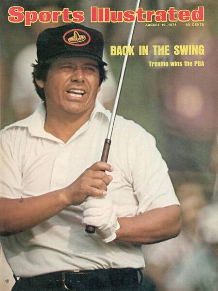 Lee Trevino Celebrates PGA Victory Poster