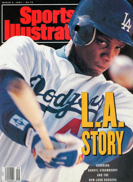 Darryl Strawberry Dodgers Cover Poster