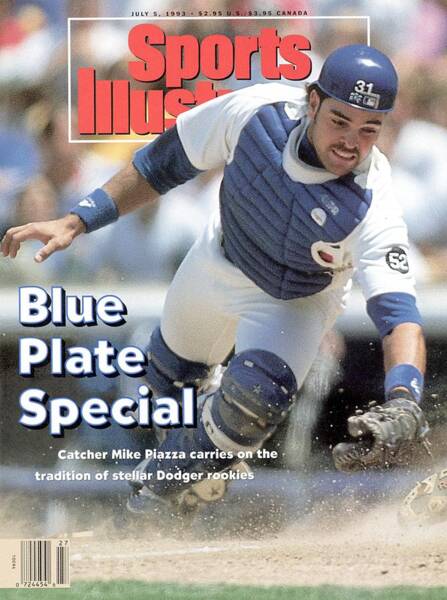 Mike Piazza in Action Poster